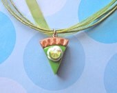 Key Lime Pie Necklace