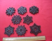 Wooden Scrollsaw Star / Snowflake Ornaments