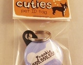 One Inch Cuties Custom Button Charm Personalized Pet ID Tag
