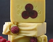 Wild Raspberry Cold Processed Soap with Olive Oil, Avocado Oil and Shea Butter