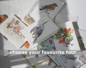 Choose Your Own Pack of 4 note cards
