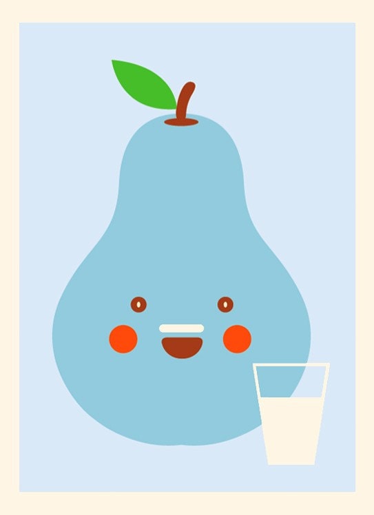 Milk (drink, happy, blue, soft, healthy, kid)