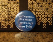 The Goodbye 1.5" Doctor Who Badge/Pinback Button