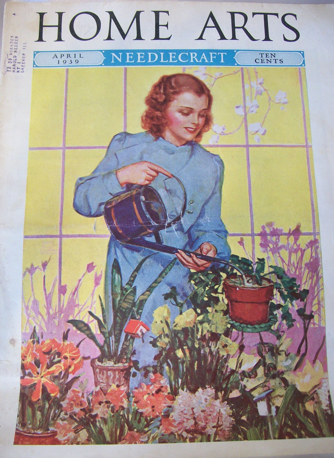 Vintage Home Arts Needlecraft Magazine April 1939 20 PERCENT off use: MEMORIAL DAY20