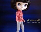 Blythe Dal Byul Monster High 23 cm Obitsu doll size hand knitted sweater