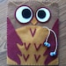 Cute and Kooky Owl Felt Case for iPad (Custom Color & Size Available)