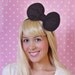 Black Hair Bow Headband - Black Bow Stretchy headband black headband big black bow black bow minnie mouse mickey mouse bow ears birthday