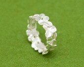 Four leaf clover ring - Silver three and four leaf clovers - Japanese subtle design