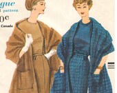 Late 1950s pencil skirt & fringed stole pattern -- Vogue 9662