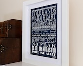 Personalised 'Family Sayings' Print - Large