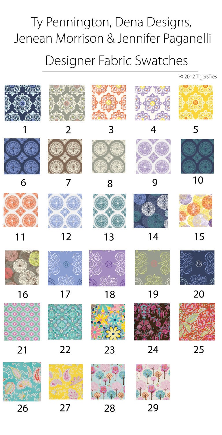 Design Your Own Fitted or Flat Toddler Bed Sheet (Ty Pennington and Dena Designs for Free Spirit)