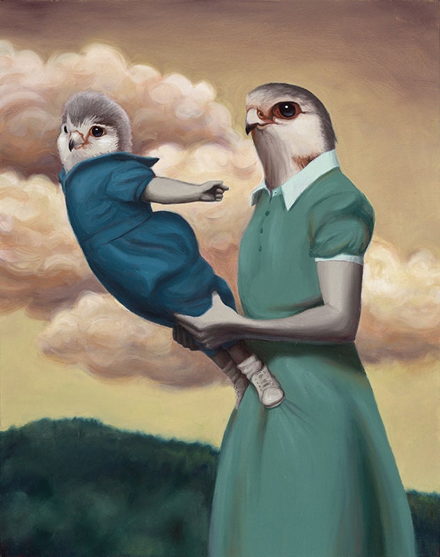 Trust and Flight - 12x15 Print