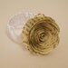 Vintage Wedding Paper Flower Book Page Rose Wrist Corsage