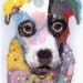Torn Paper Pop Art Dog Portrait 12 X 12 Chigirie Custom Pet Portrait from your photo,Cradled Birch, Payment Plan, Dog Portrait