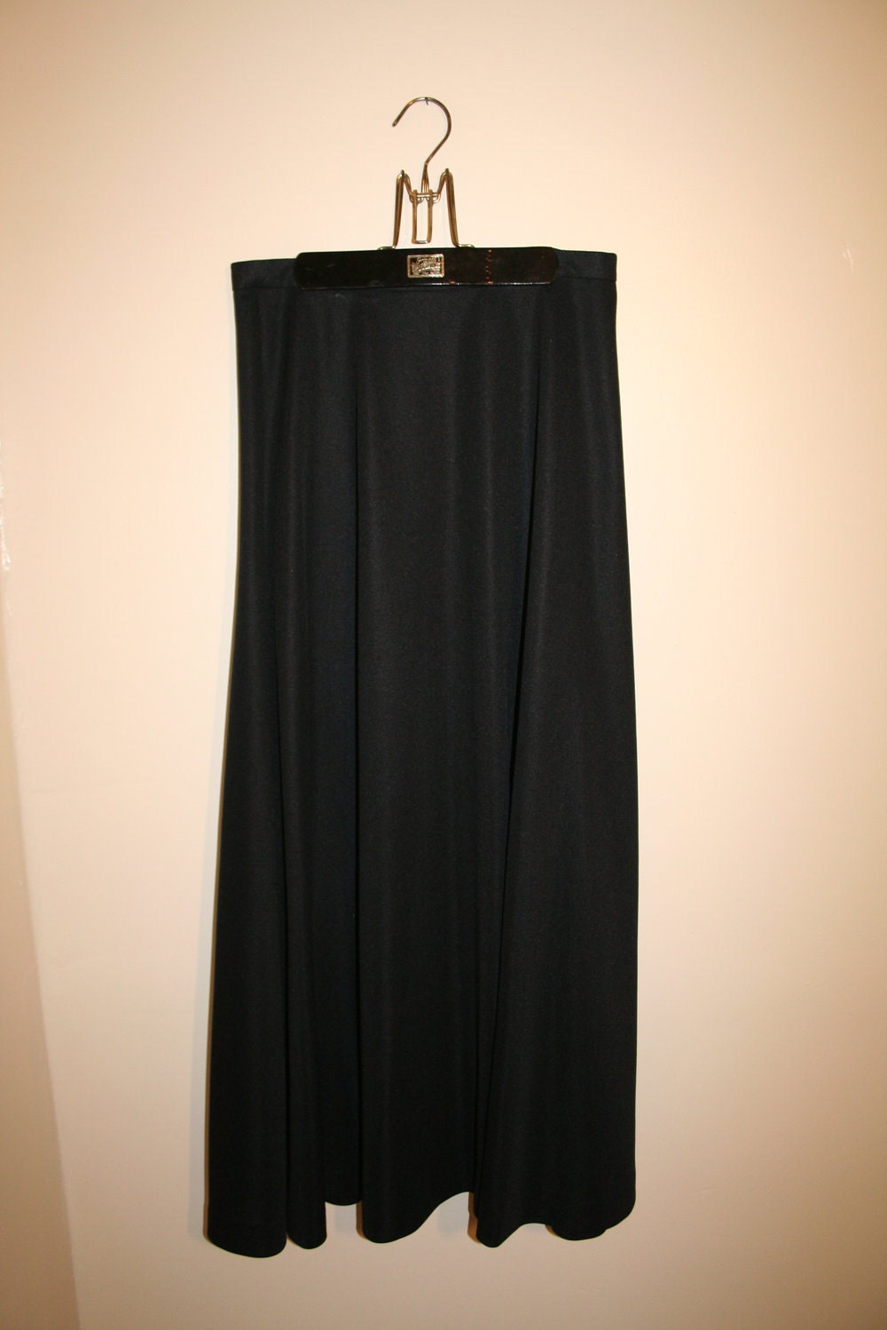 1960's Devonshire Lady Full Length Black Skirt