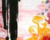 I'm Taking You Down With Me - abstract painting