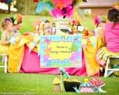 Mad Hatter WELCOME SIGN party printables - Alice In Wonderland - For Girls to Woman, Birthday, shower, wedding party or tea. Krown Kreations Il_170x135