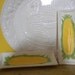 Reserved For Nikki---Pair of Fresh and Simple Ceramic Corn Plates