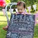 RESERVED FOR F. - First birthday poster