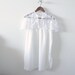 On Reserve Vintage Babydoll Nightgown - White Lace Honeymoon Lingerie - 1960s Size Small