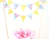 Vintage Fabric Cake Bunting- "Sweet Dreams"