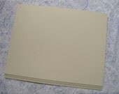 Light Brown/Oatmeal Colored Cardstock - 8 1/2 x 11" - 10 Sheets