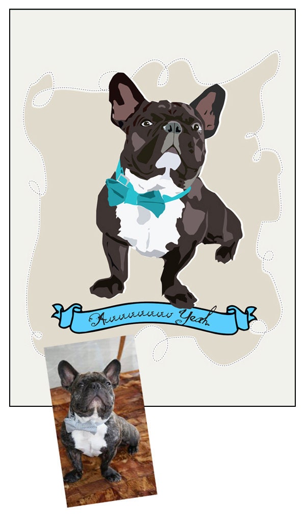 Your pet is awesome - Custom pet portrait - DIGITAL DELIVERY