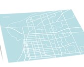 Sarnia, ON City Map Art Print / Ontario Canada Map Poster Artwork / 8x10 Digital Print / Choose your color