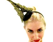 Glitter Paris Eiffel Tower Fascinator Headband - Range of colours
