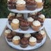 Reserved for nami fujinouji Shabby Chic Cupcake Stand Rustic Wedding Decor