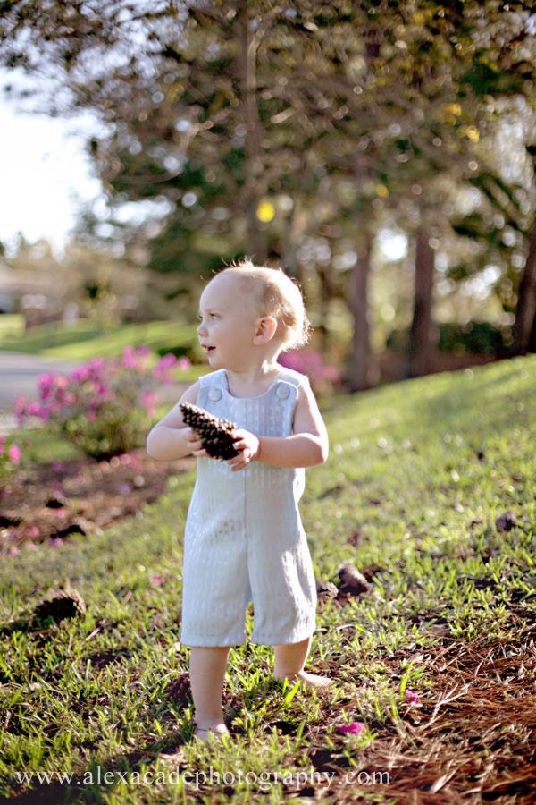 Classic Boys Blue Easter Romper