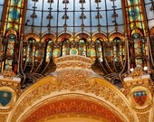 Paris Photography - Ceiling at the Galeries Lafayette, Architectural Fine Art Photograph, Urban Home Decor