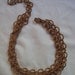 Necklace - Chainmaile Copper and Brass Wire Twisted Jump Ring  - Modern Jewelry by Jyoti McCall