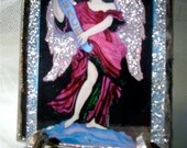 Huddle Angel of Peace on Easel Original Art