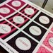 INSTANT DOWNLOAD: Soiree Fuchsia Collection DIY Printable Party Squares