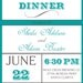 Custom Printable Wedding Rehearsal Dinner Invitation