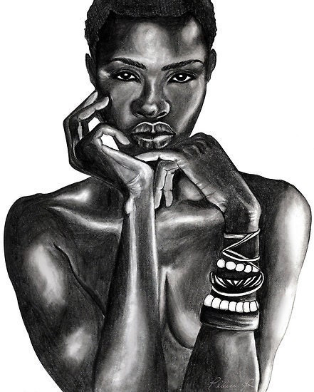 Ajuma - Large Art Print - The Beauty Collection