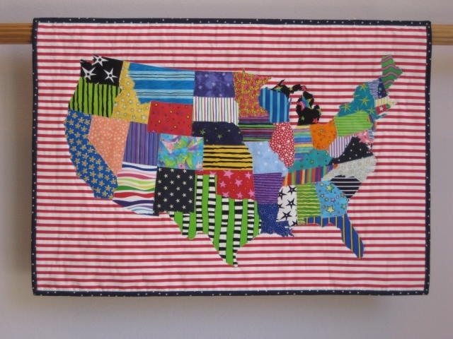 Stars & Stripes wall quilt