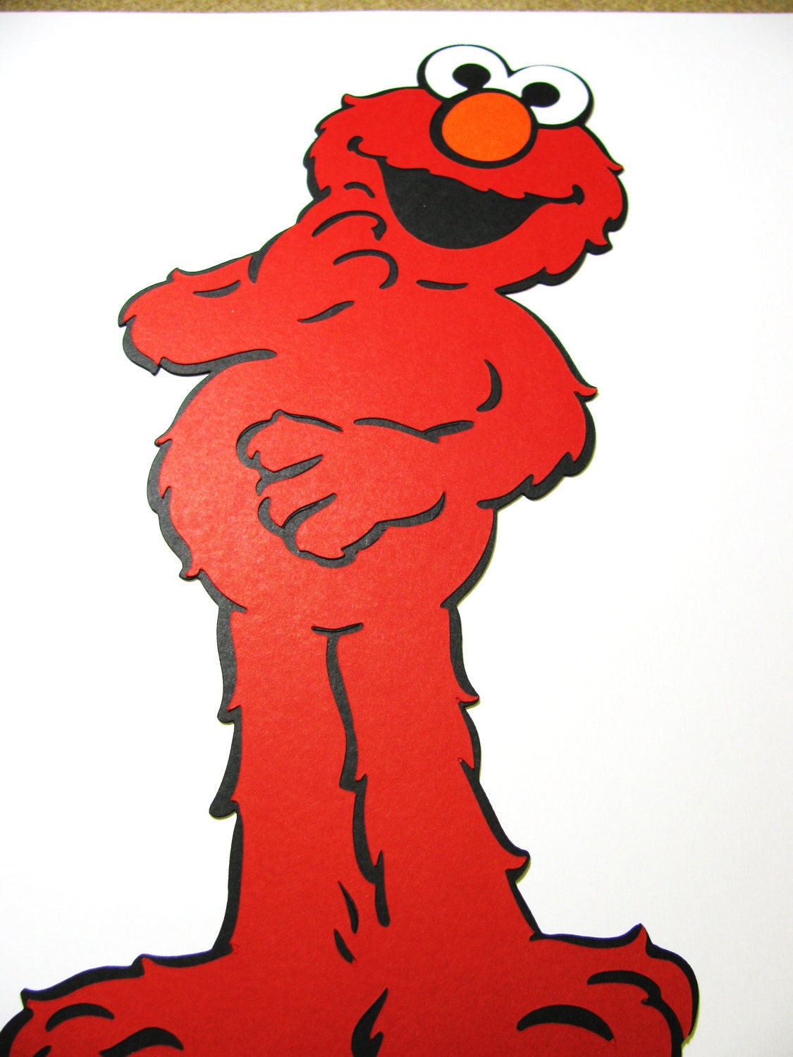 11 1/2" Sesame Street Elmo die cut/embellishment