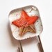 Glass Bookmark, Starfish Bookmark, Bookmark, book mark, Starfish, Ocean, Beach