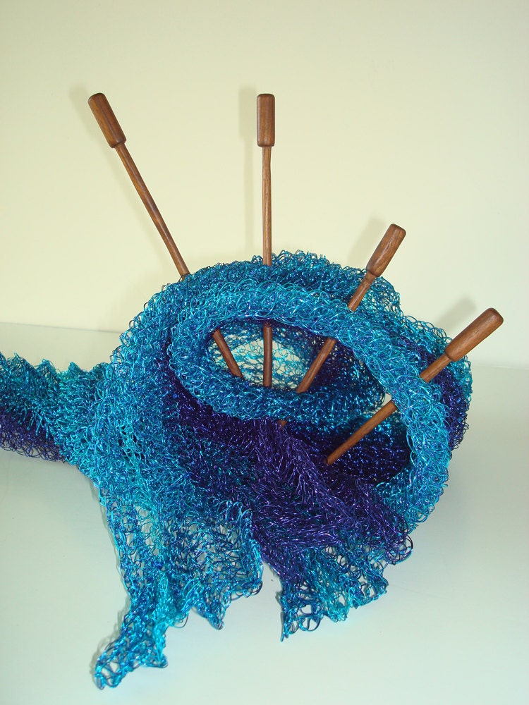 Crocheted Wire Interactive Sculpture 7th Song of by dragonswire