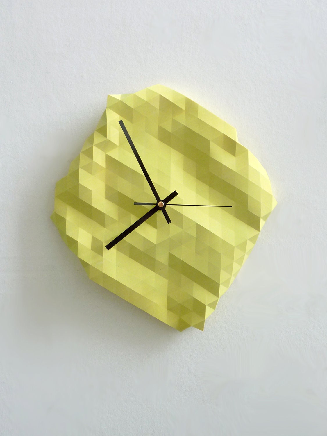 Faceted Wall Clock