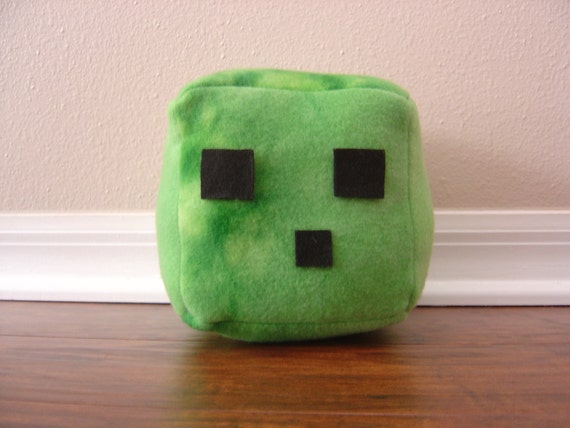 minecraft slime plush toy