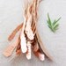 Herb Markers Set of 5 Hammered Textured Recycled Copper Electrical Wire Custom Stamping