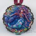 Mermaid Siren Pendant - Original Wearable Art Jewelry - Hand Sculpted Cameo Pendant - Unique Mermaid Art Pendant - Hippie Boho Art Jewelry