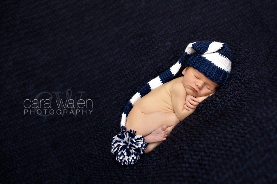 Newborn Boy Hat, Elf hat, Newborn Photo Prop, Baby Boy Beanie.