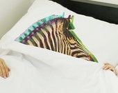 The Animal Mask pillowcase, METAMORPHOSIS ( sleeping zebra )