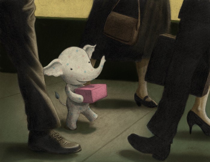 Pink Box, giclée print