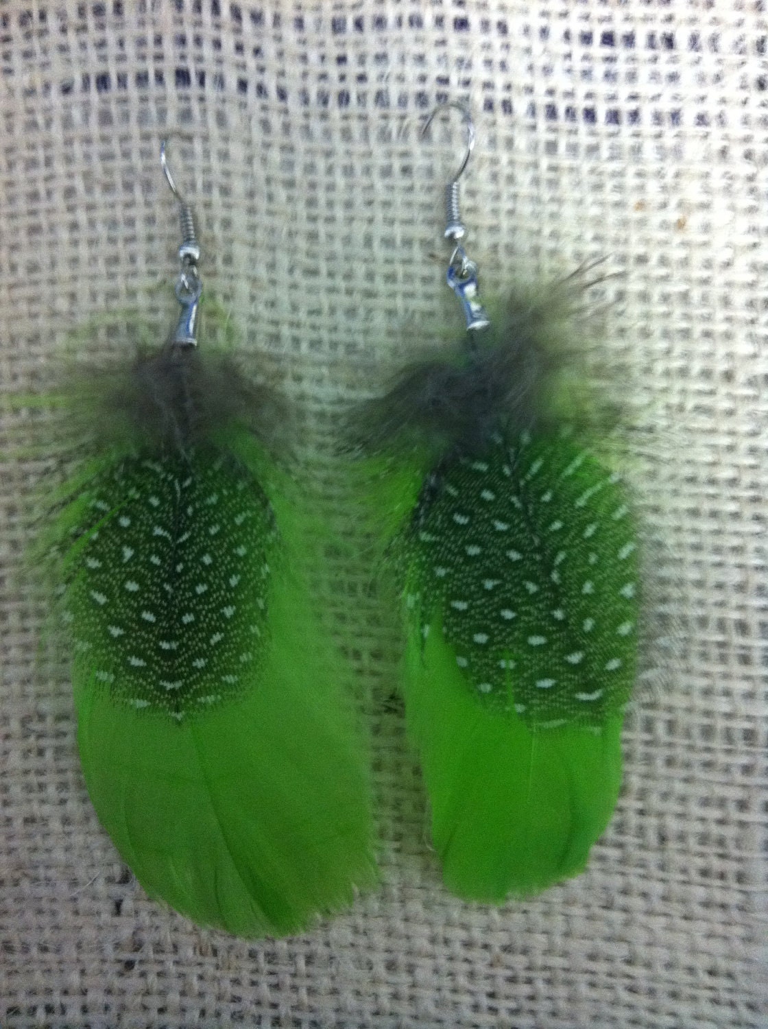 St. Patty's Day Feather Earrings