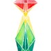 Geometric Tulip - Original Water Color Painting